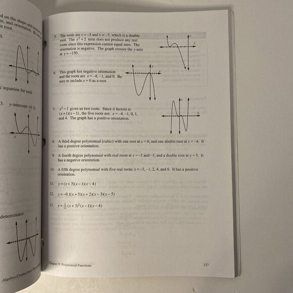 ALGEBRA 2 CONNECTIONS PARENT GUIDE WITH EXTRA PRACTICE By Kysh Dietiker - Picture 15 of 16